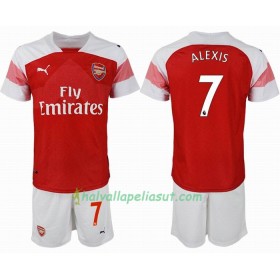 Jalkapallo Pelipaidat Arsenal ALEXIS 7 Lasten Kotipaita 2018-2019 Lyhythihainen